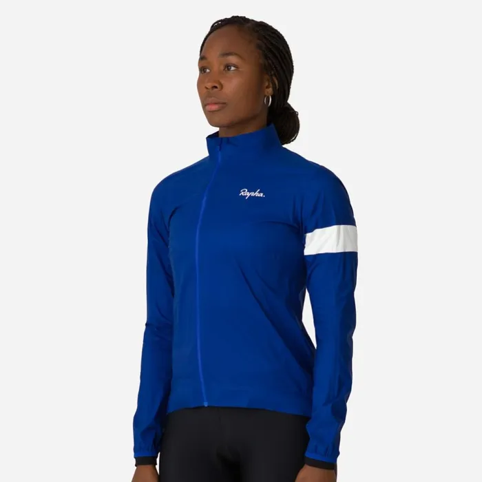 Women Core Rain Jacket II For Wet Weather Riding Dusted Bluewhitepale Greenwhitedeep Coffeewhiteindigowhitedark Khakiwhite Rapha Archive