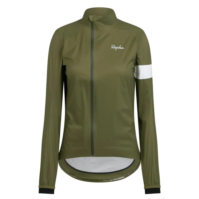 Women Core Rain Jacket II For Wet Weather Riding Dusted Bluewhitepale Greenwhitedeep Coffeewhiteindigowhitedark Khakiwhite Rapha Archive