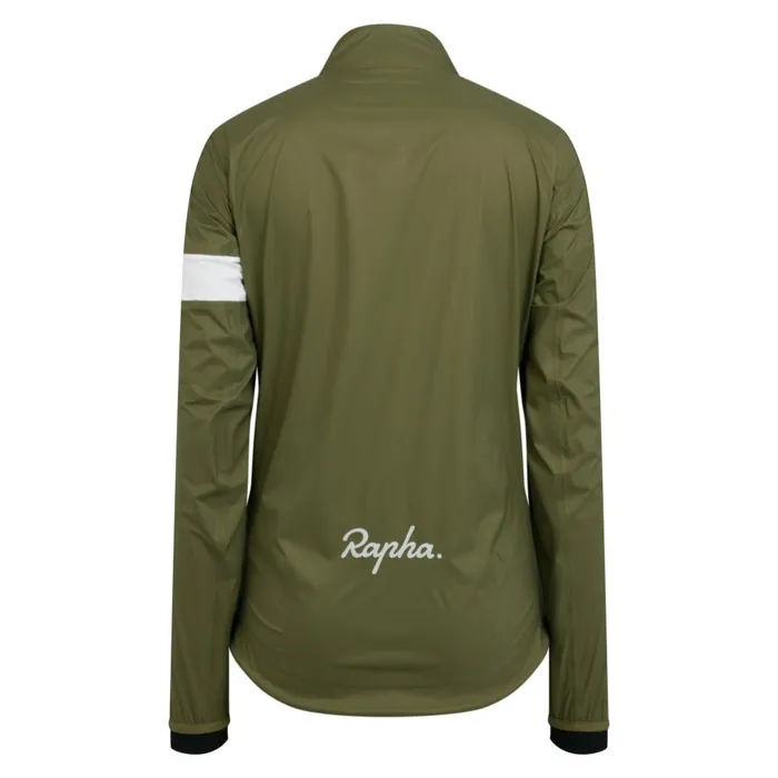 Women Core Rain Jacket II For Wet Weather Riding Dusted Bluewhitepale Greenwhitedeep Coffeewhiteindigowhitedark Khakiwhite Rapha Archive