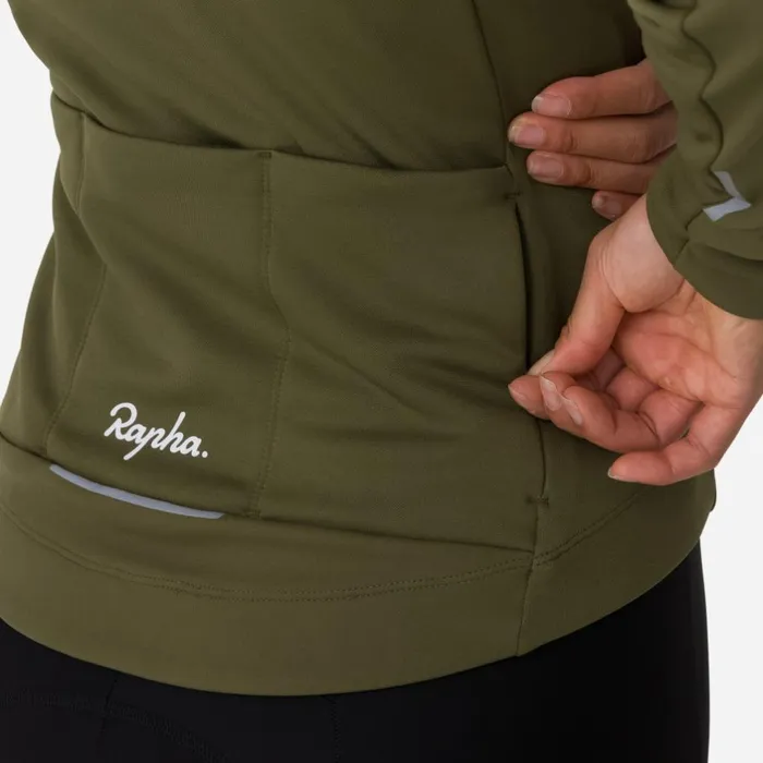 Women Core Winter Jacket Blackwhitemauve Whitedark Khakiwhite Rapha Jackets and Vests