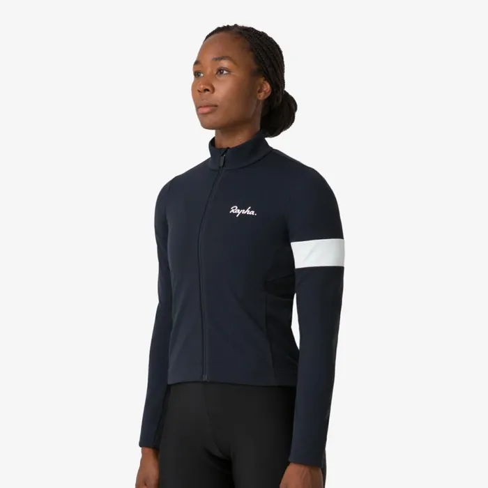 Women Core Winter Jacket Blackwhitemauve Whitedark Khakiwhite Rapha Jackets and Vests