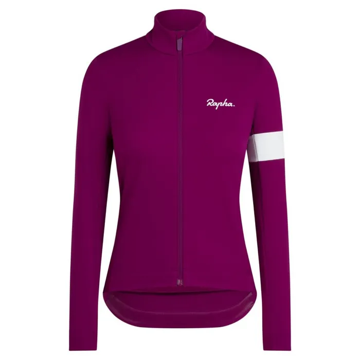 Women Core Winter Jacket Blackwhitemauve Whitedark Khakiwhite Rapha Jackets and Vests