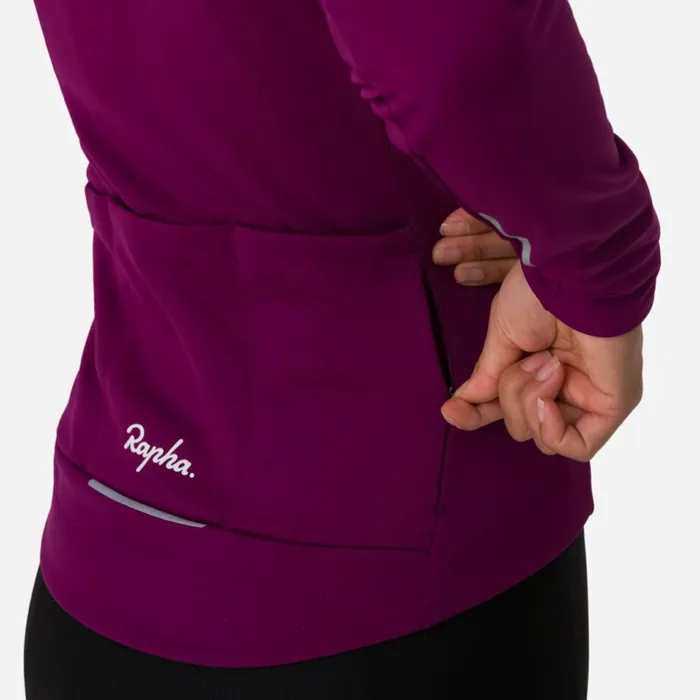 Women Core Winter Jacket Blackwhitemauve Whitedark Khakiwhite Rapha Jackets and Vests