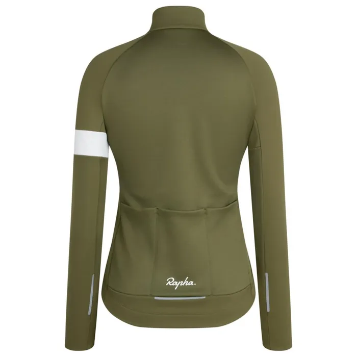 Women Core Winter Jacket Blackwhitemauve Whitedark Khakiwhite Rapha Jackets and Vests