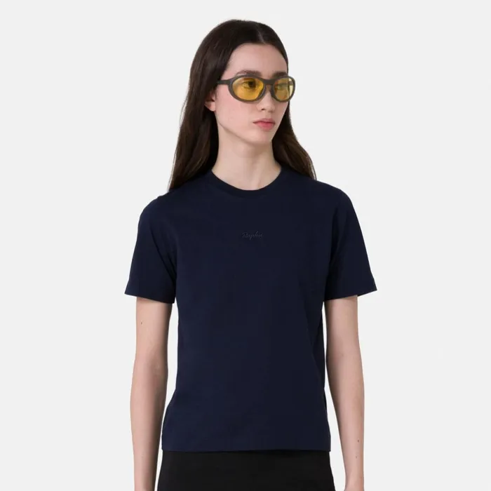 Women Cotton TShirt Blackwhitewhitelight Greydark Navyblack Rapha Hoodies TShirts and Tops
