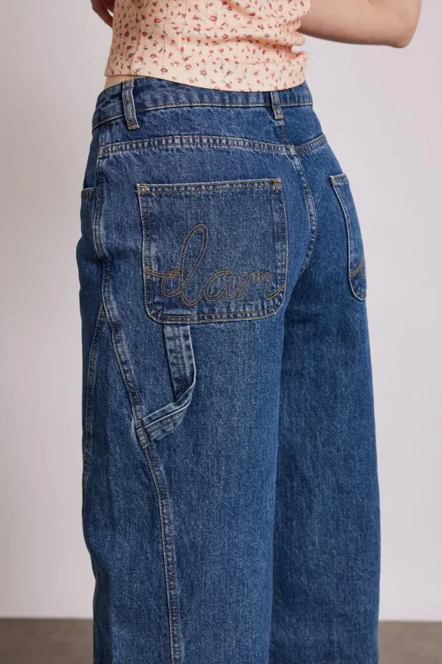Women Damson Madder Bottoms Dion Jean 8211 Washed Blue