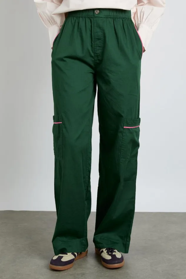 Women Damson Madder Bottoms Harrison Trousers 8211 Green