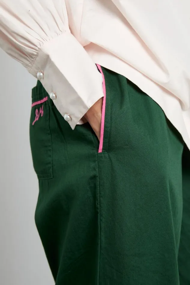 Women Damson Madder Bottoms Harrison Trousers 8211 Green