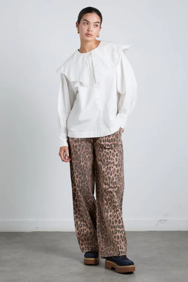Women Damson Madder Bottoms Rafe Pant 8211 Leopard Print