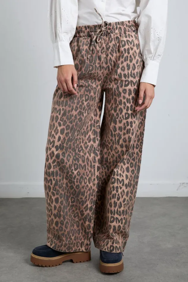 Women Damson Madder Bottoms Rafe Pant 8211 Leopard Print