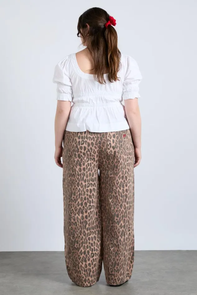 Women Damson Madder Bottoms Rafe Pant 8211 Leopard Print