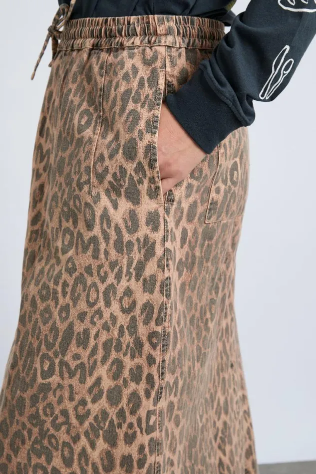 Women Damson Madder Bottoms Rafe Skirt 8211 Leopard