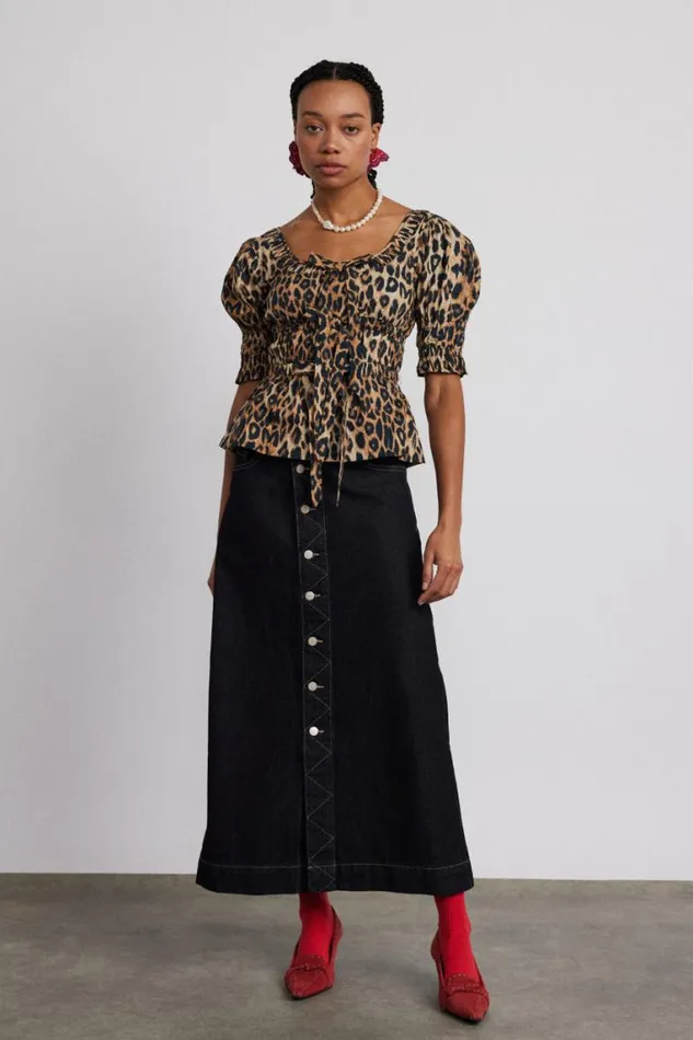 Women Damson Madder Coords Charley Denim Skirt 8211 Dark Indigo