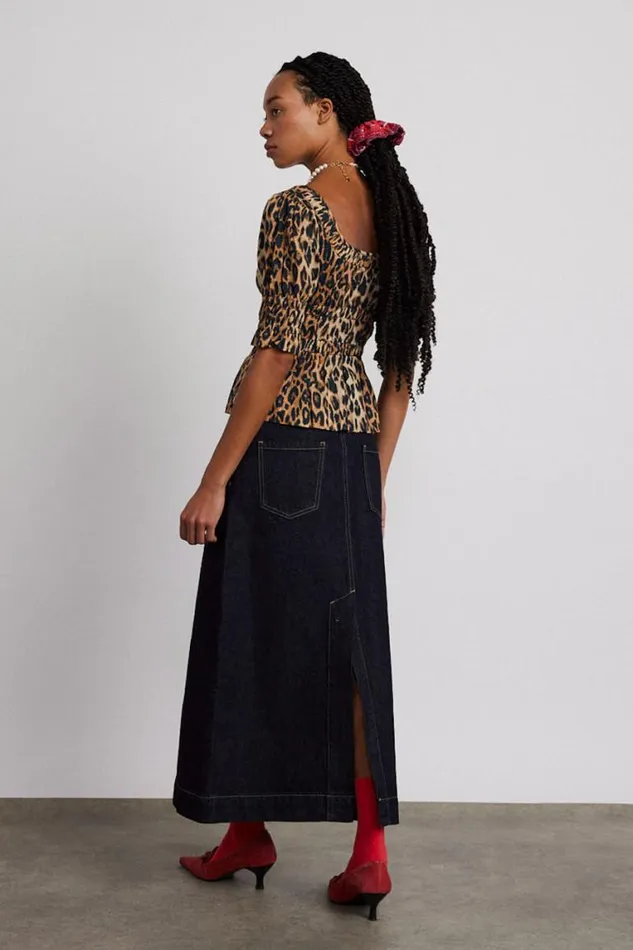 Women Damson Madder Coords Charley Denim Skirt 8211 Dark Indigo