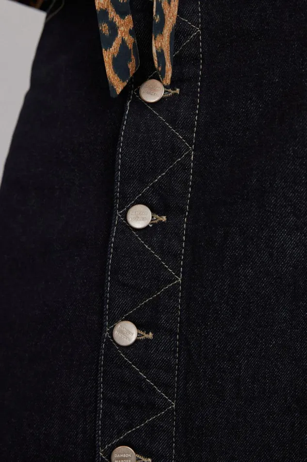Women Damson Madder Coords Charley Denim Skirt 8211 Dark Indigo