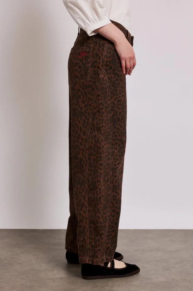 Women Damson Madder Coords Dion Jeans 8211 Dark Leopard Overdye