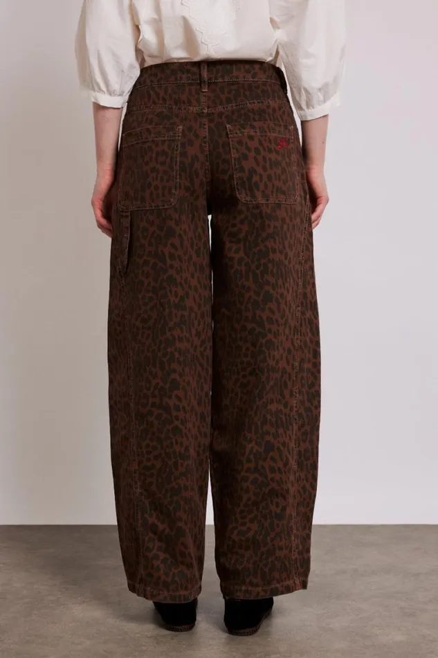 Women Damson Madder Coords Dion Jeans 8211 Dark Leopard Overdye