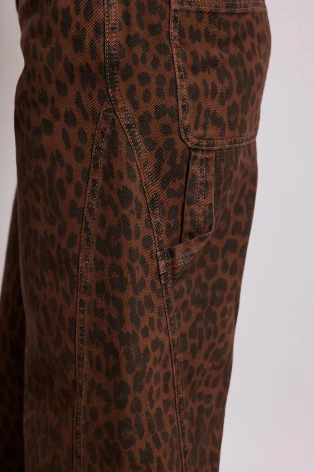 Women Damson Madder Coords Dion Jeans 8211 Dark Leopard Overdye