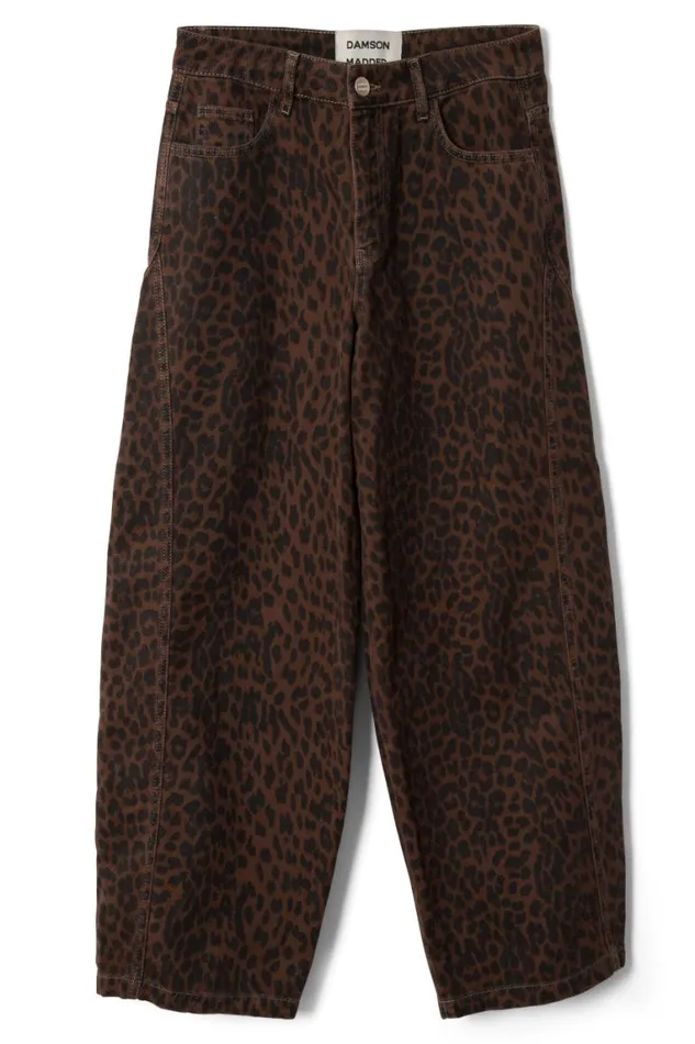Women Damson Madder Coords Dion Jeans 8211 Dark Leopard Overdye