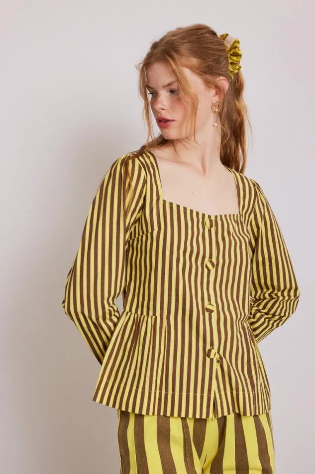 Women Damson Madder Coords Eloise Stripe Blouse