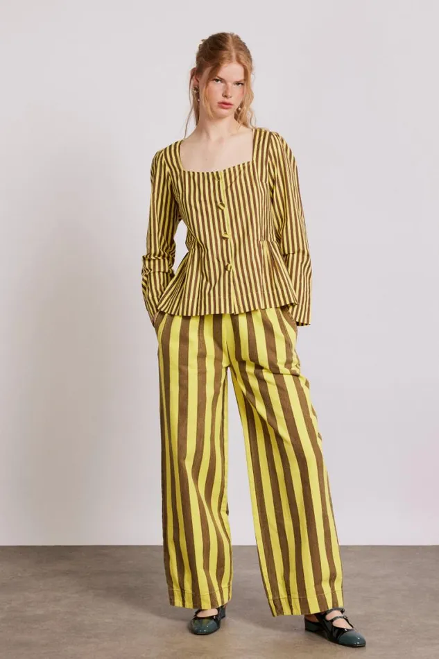 Women Damson Madder Coords Eloise Stripe Blouse