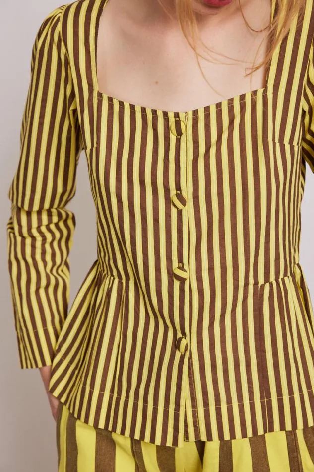 Women Damson Madder Coords Eloise Stripe Blouse