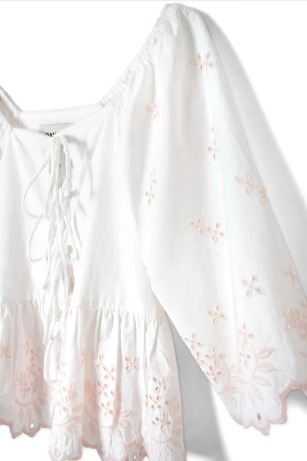Women Damson Madder Coords Lana Blouse 8211 Broderie