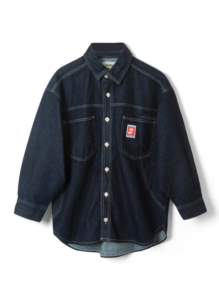Women Damson Madder Coords Nova Oversized Shacket 8211 Indigo