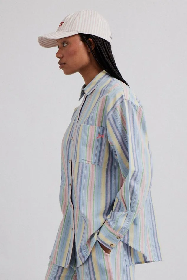 Women Damson Madder Coords Skyla Shirt 8211 Multi Stripe