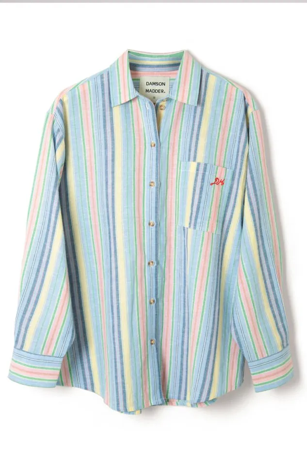 Women Damson Madder Coords Skyla Shirt 8211 Multi Stripe