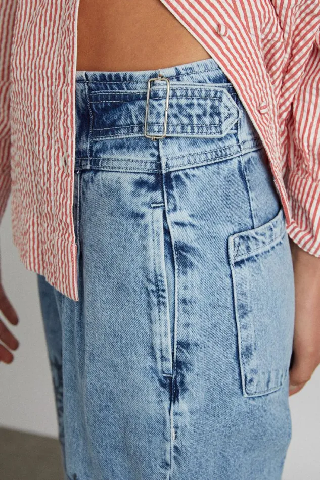Women Damson Madder Denim Babysitter Jean 8211 Embroidered Bow