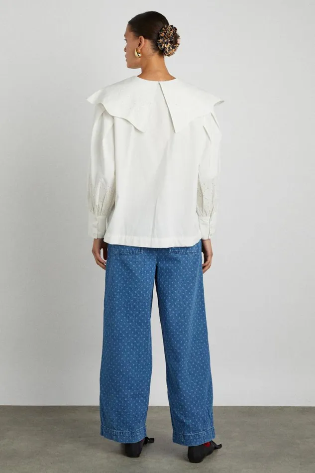 Women Damson Madder Denim Rafe Jean 8211 Polka Dot