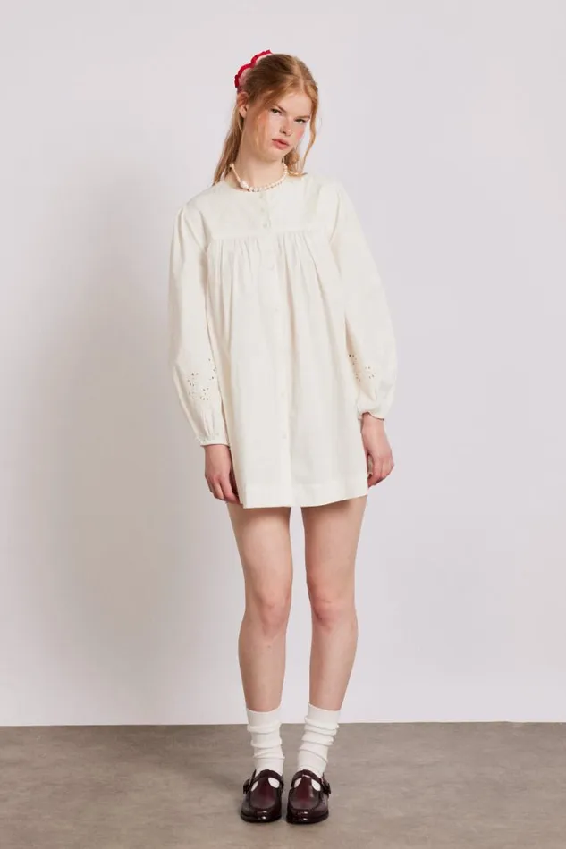 Women Damson Madder Dresses Embroidered Genevieve Mini Dress