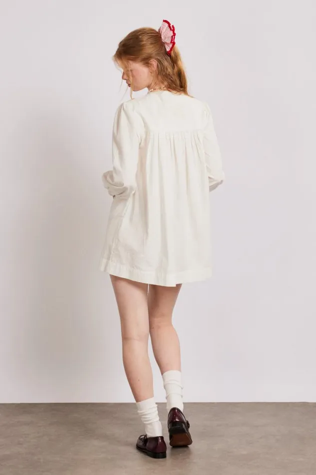 Women Damson Madder Dresses Embroidered Genevieve Mini Dress
