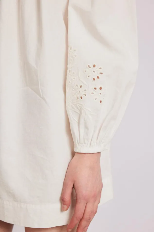 Women Damson Madder Dresses Embroidered Genevieve Mini Dress