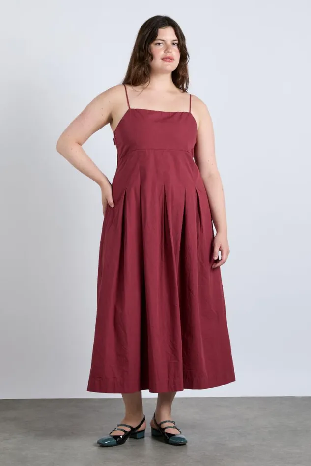 Women Damson Madder Dresses Iris Bow Midi Dress