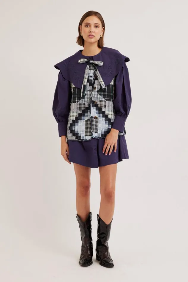 Women Damson Madder Gilets Maxxy Gilet Liner 8211 Quilt Patchwork