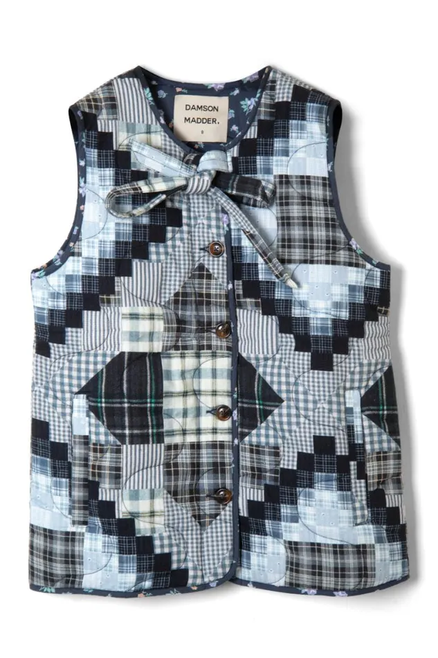 Women Damson Madder Gilets Maxxy Gilet Liner 8211 Quilt Patchwork