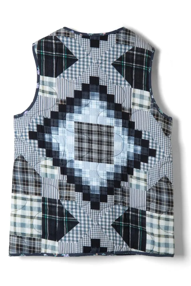 Women Damson Madder Gilets Maxxy Gilet Liner 8211 Quilt Patchwork