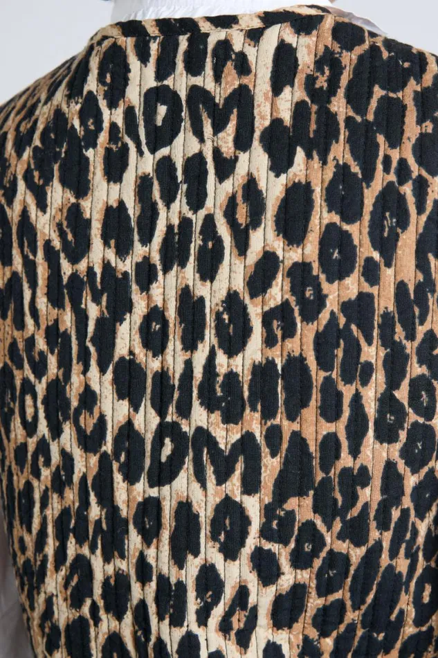 Women Damson Madder Gilets Tilly Gilet 8211 Leopard