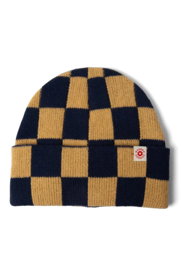 Women Damson Madder Hats Square Beanie