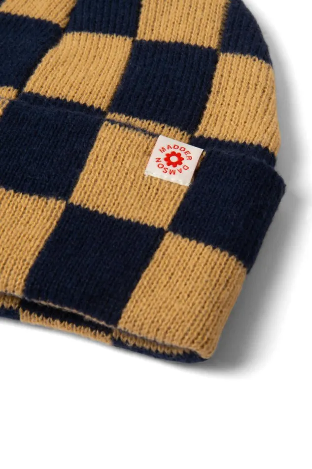 Women Damson Madder Hats Square Beanie