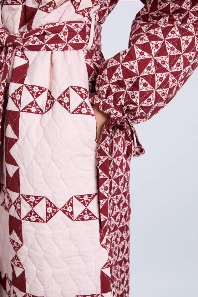 Women Damson Madder Jackets and Coats Dahlia Quilted Coat 8211 Patchwork