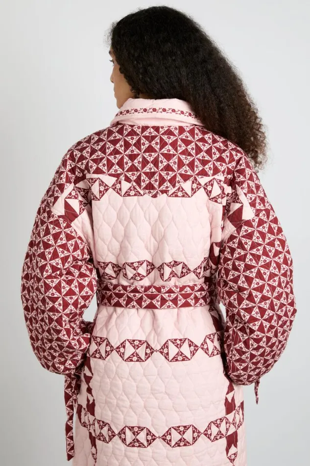 Women Damson Madder Jackets and Coats Dahlia Quilted Coat 8211 Patchwork