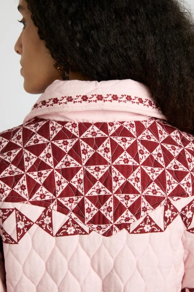 Women Damson Madder Jackets and Coats Dahlia Quilted Coat 8211 Patchwork