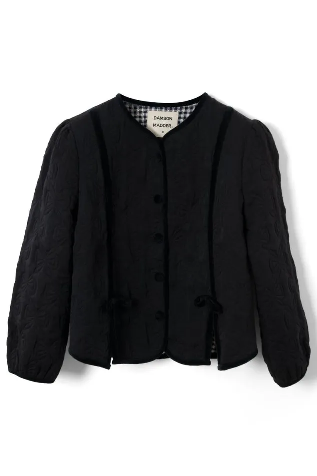 Women Damson Madder Jackets and Coats Diana Quilted Jacket 8211 Black