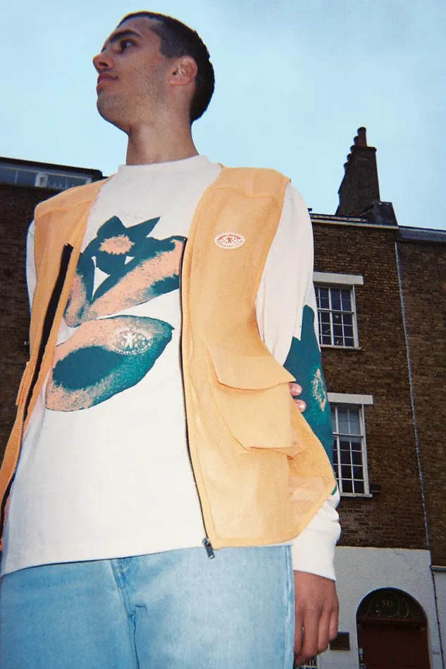 Women Damson Madder Jackets and Coats Orange Fisherman Gilet