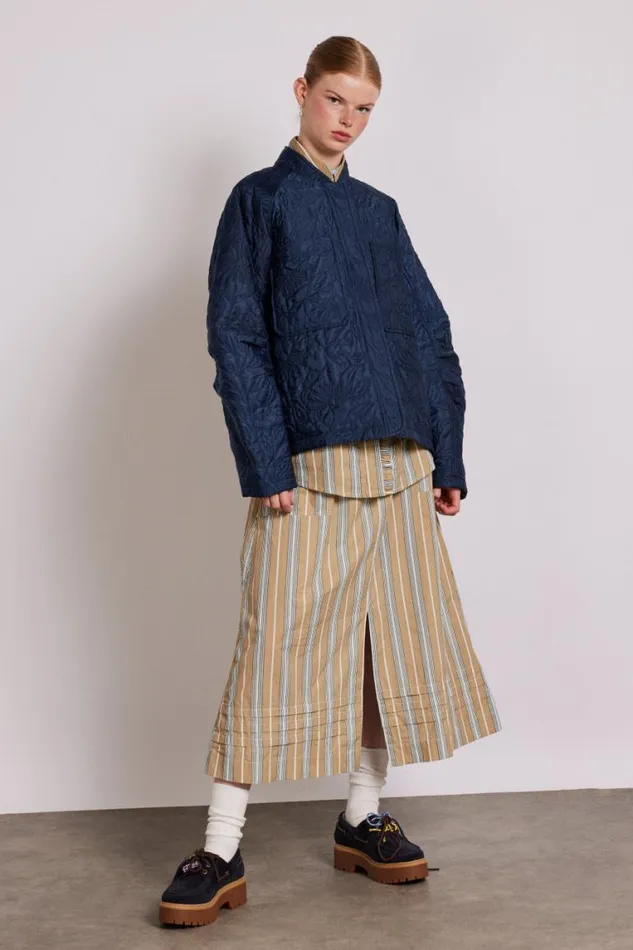 Women Damson Madder Jackets and Coats Susie Quilted Reversible Bomber