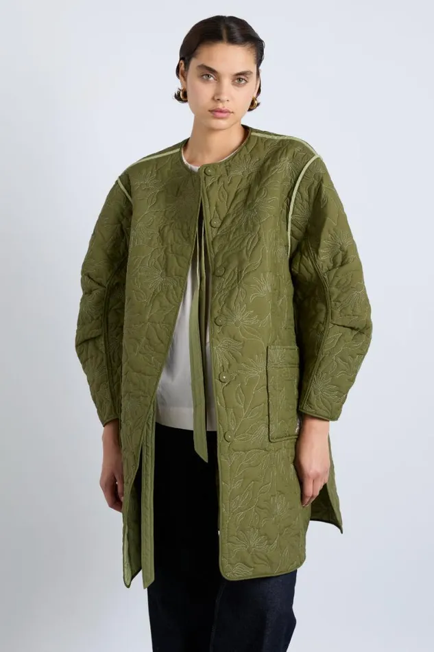 Women Damson Madder Jackets and Coats Valentine Jacket 8211 Green