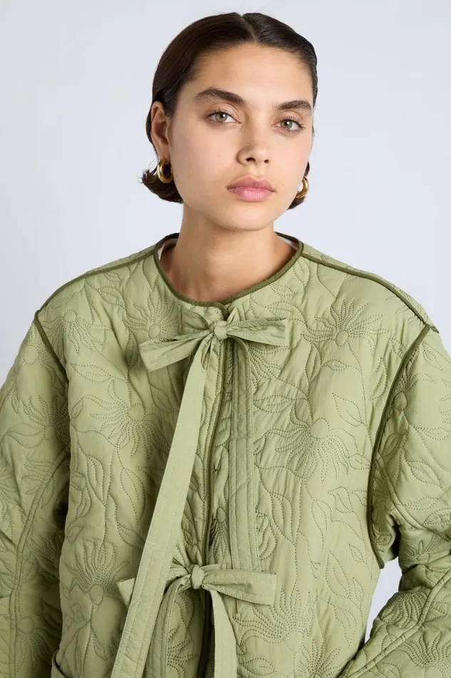 Women Damson Madder Jackets and Coats Valentine Jacket 8211 Green